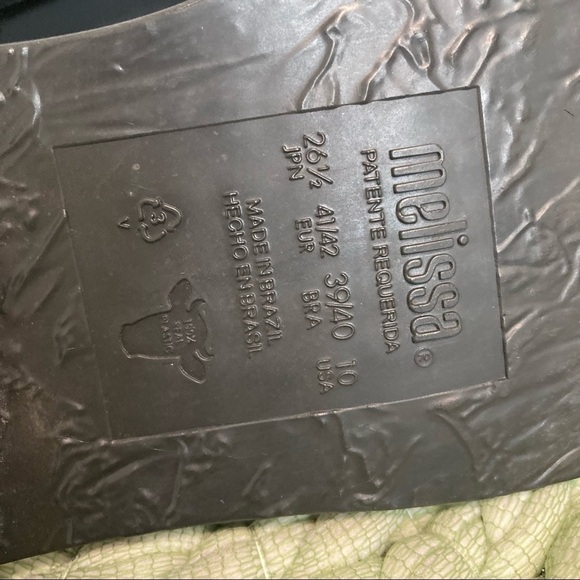 Melissa Skin Matte Black Recycled PVC Chelsea Ankle Rain Boots  NWOT - Picture 9 of 9